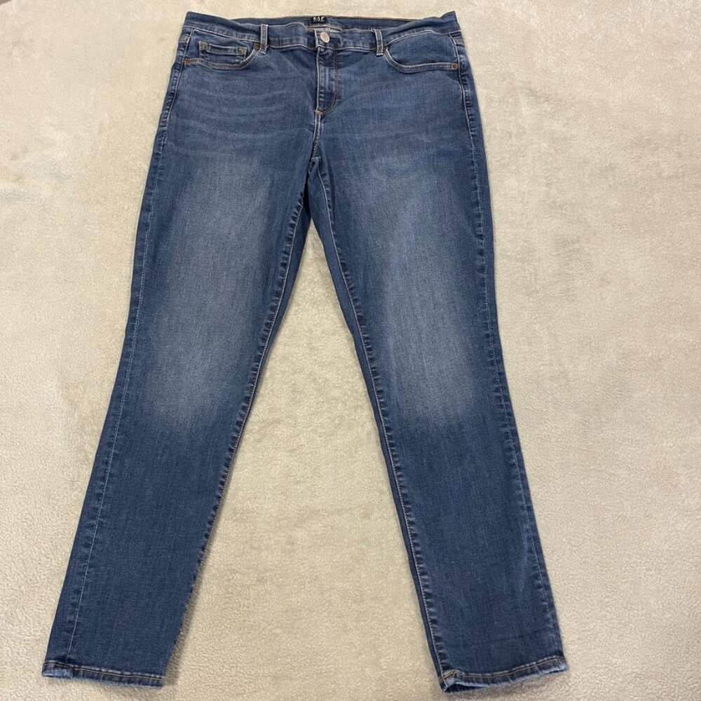 Gap Mid-Rise True Skinny Jeans Size 14/32 - Picture 2 of 11